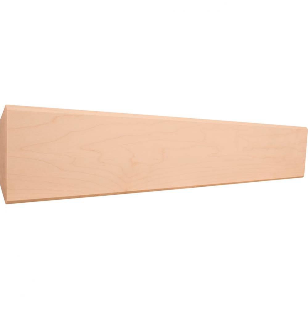 3/4'' D x 4'' H Hard Maple Shaker Crown Moulding