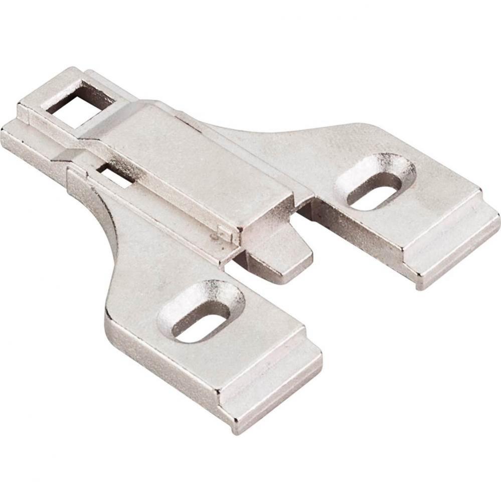 Heavy Duty 6 mm Non-Cam Adj Zinc Die Cast Plate without Screws for 500 Series Euro Hinges