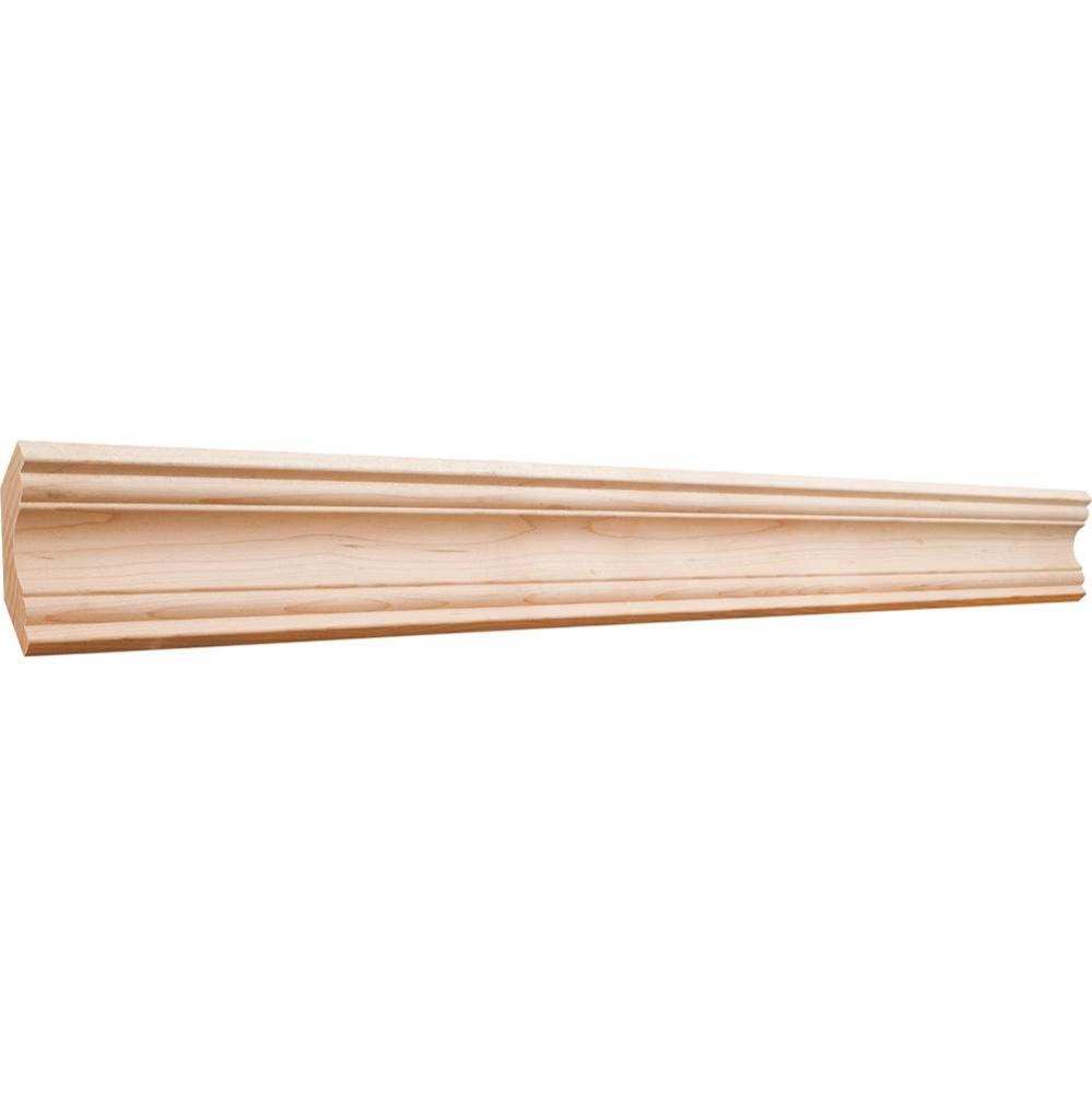 3/4'' D x 2-1/2'' H Alder Ogee Cove Crown Moulding