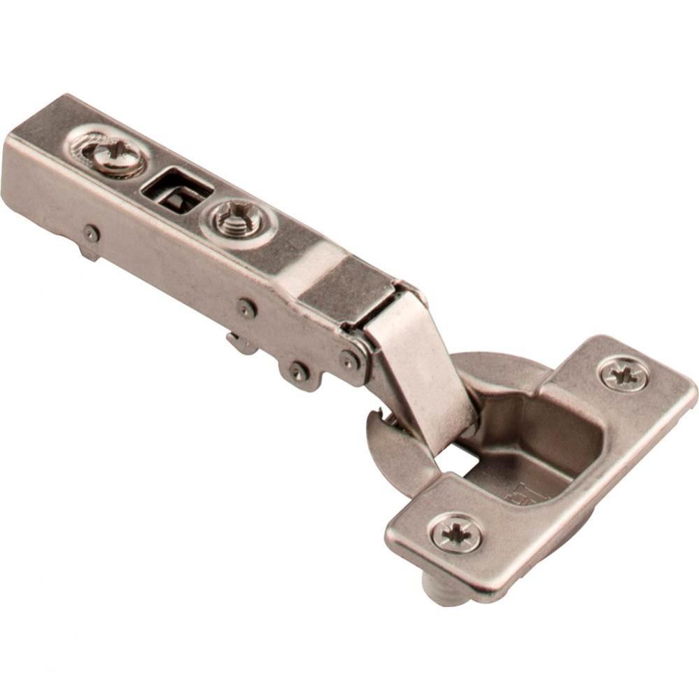 110 degree Heavy Duty Full Overlay Screw Adjustable Soft-close Hinge with Press-in 8 mm Dowels