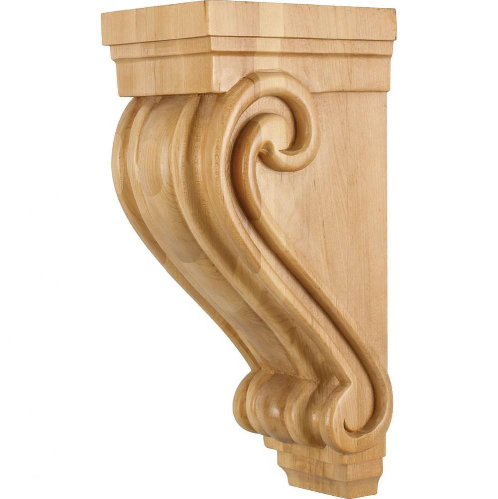 5'' W x 6-3/4'' D x 14'' H Cherry Scrolled Corbel