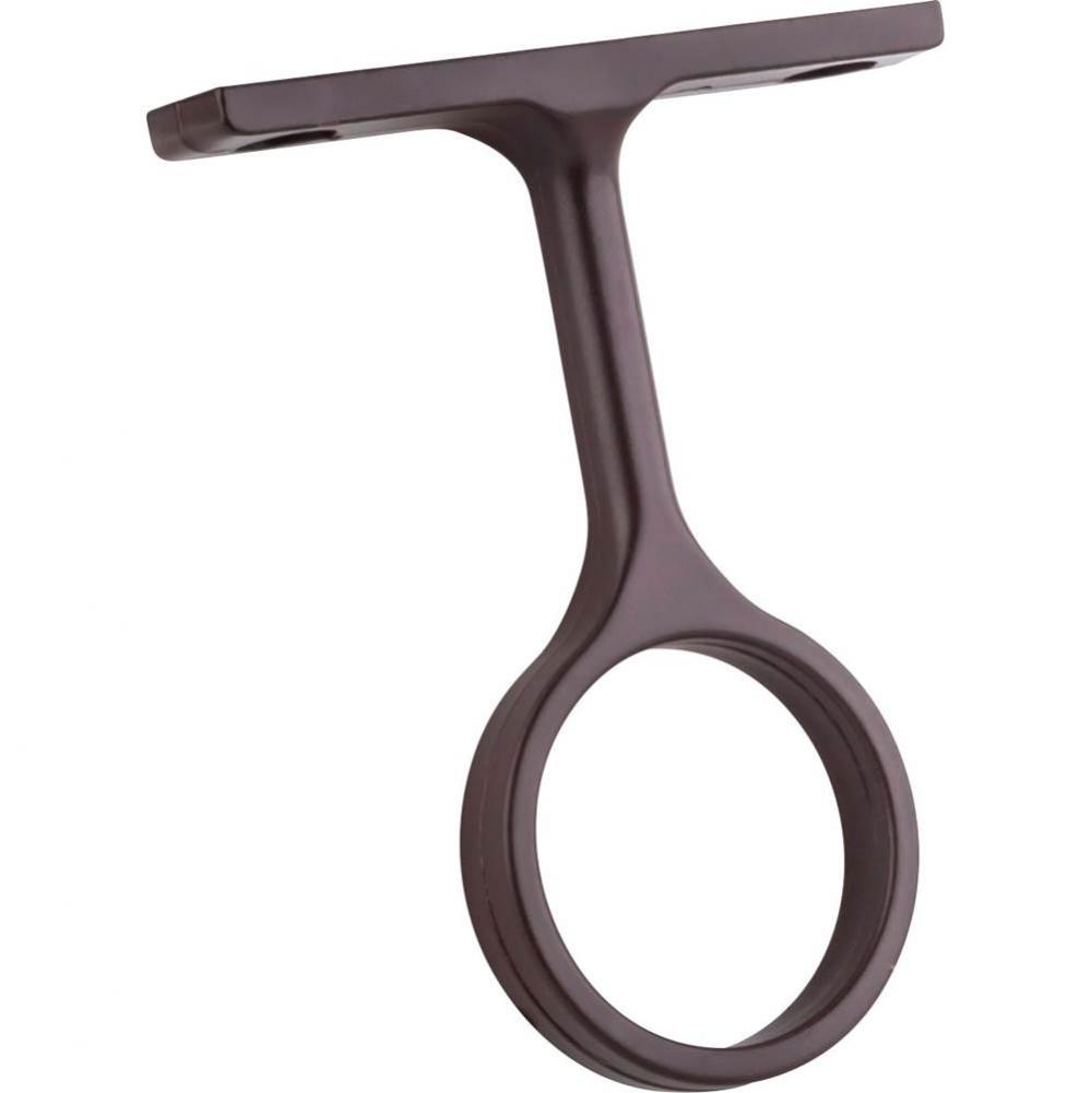 Dark Bronze Center Support Bracket for 1'' Round Closet Rods