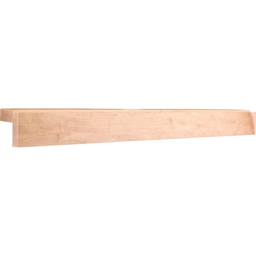 2-1/8'' D x 2-1/8'' H Oak Shaker Light Rail Moulding