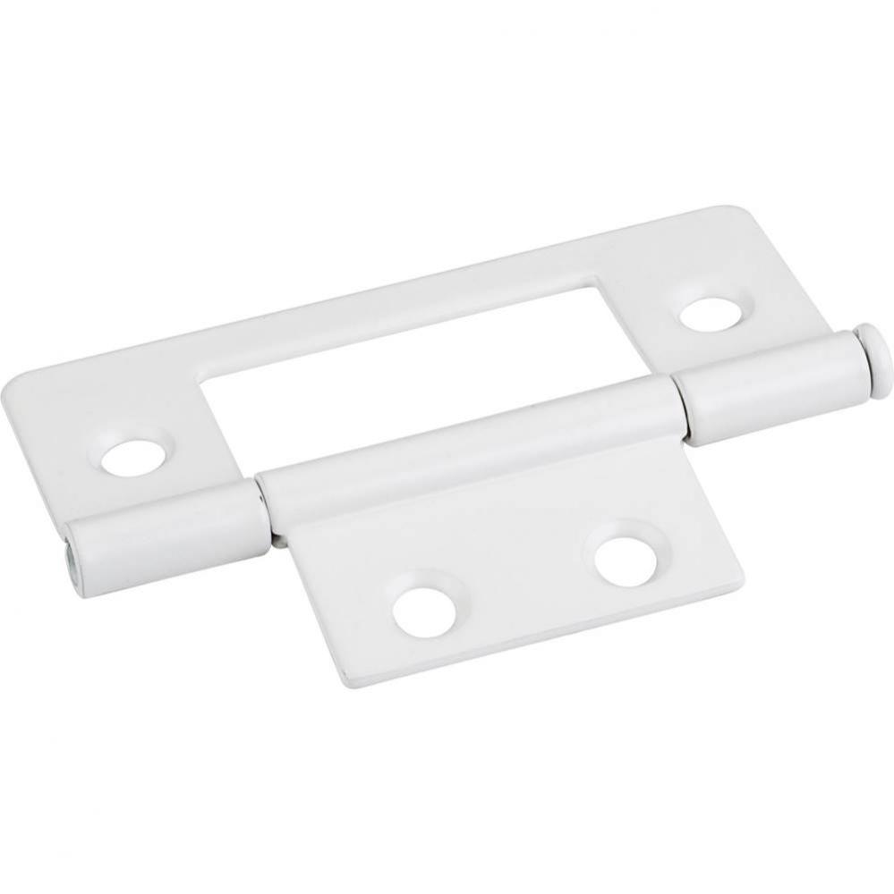 White 3'' Loose Pin Non-Mortise Hinge 4 Hole