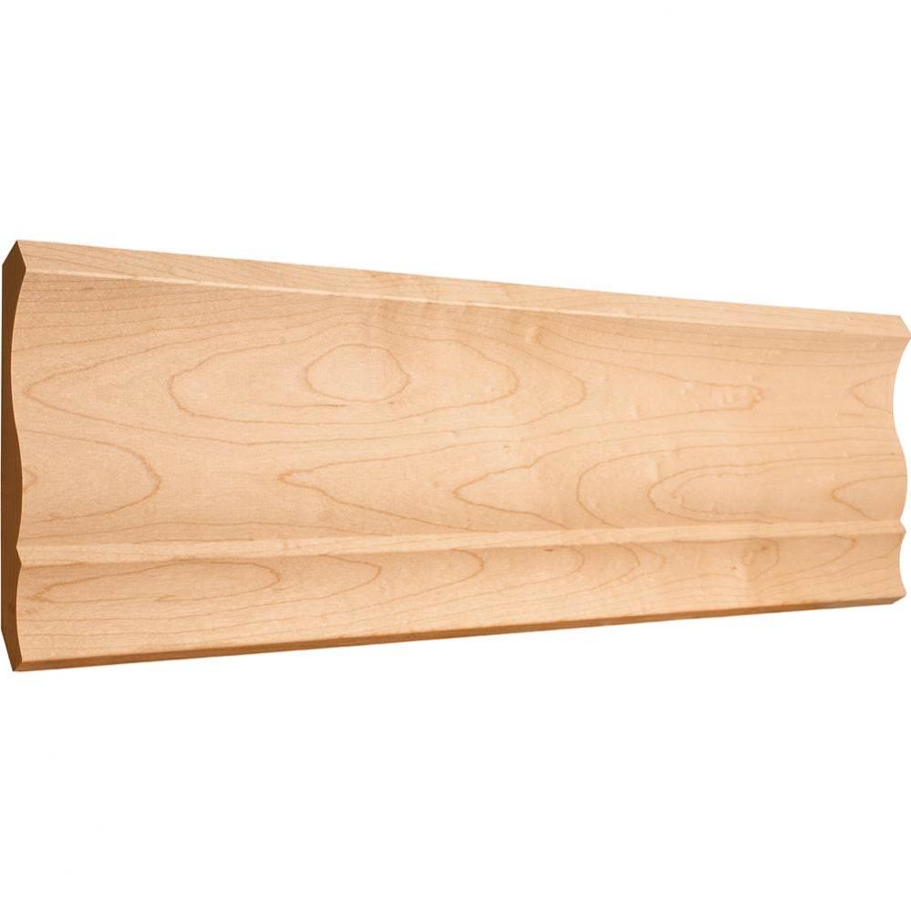 11/16'' D x 5-1/2'' H Hard Maple Standard Crown Moulding