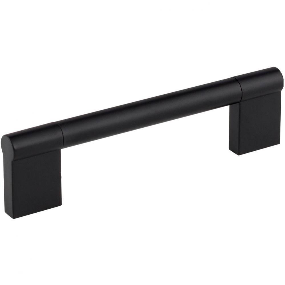 128 mm Center-to-Center Matte Black Knox Cabinet Bar Pull