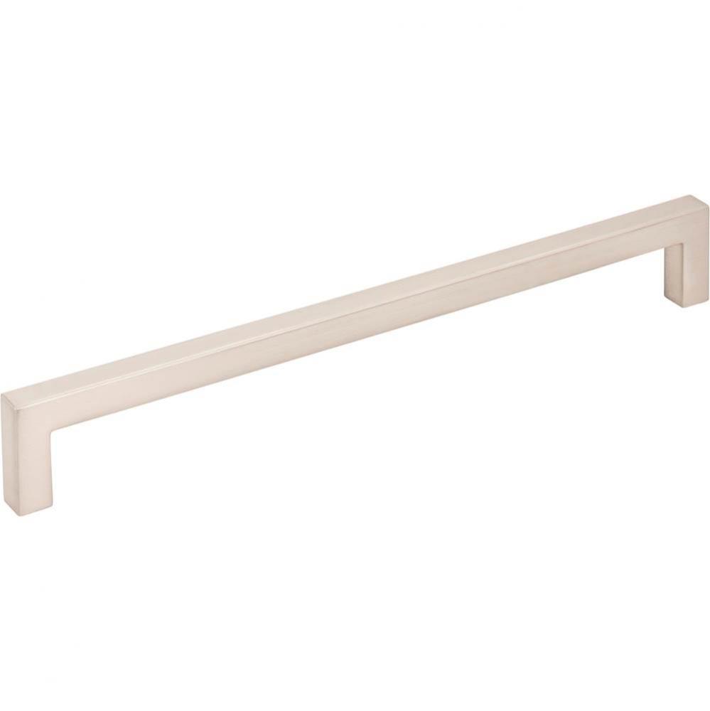 192 mm Center-to-Center Satin Nickel Square Stanton Cabinet Bar Pull