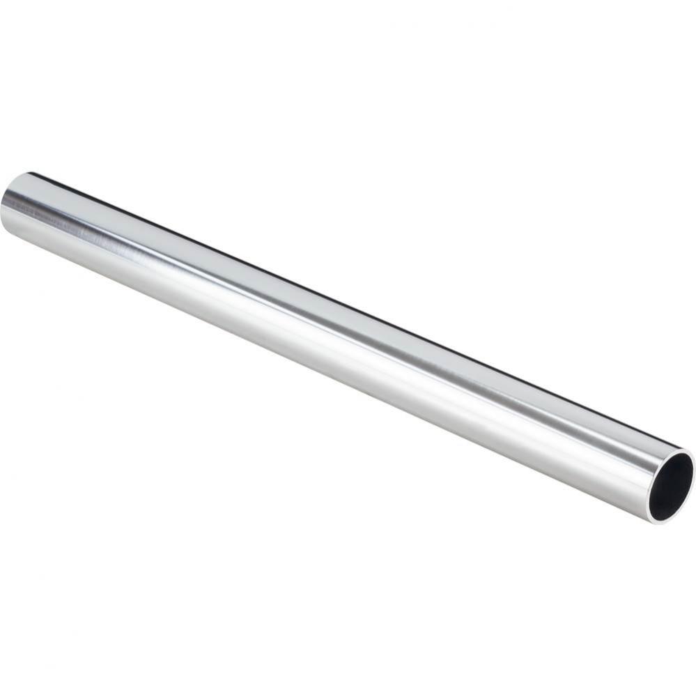 Chrome  1-5/16'' Diameter  x 8'' Round Aluminum Closet Rod