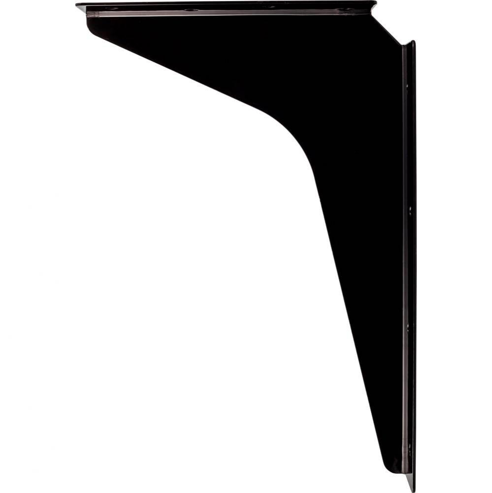 8'' x 12'' Black Workstation Bracket Sold by the Pair