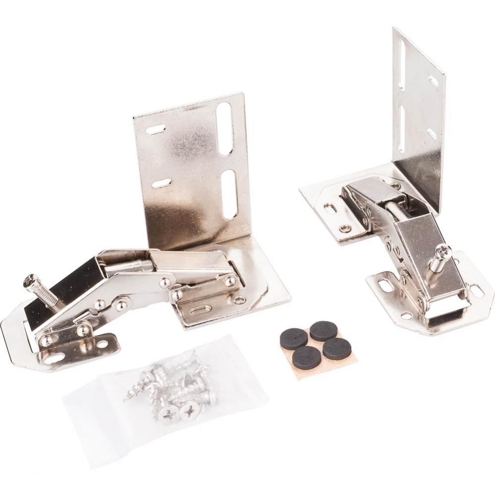 Tipout Hinges for Tipout Tray System