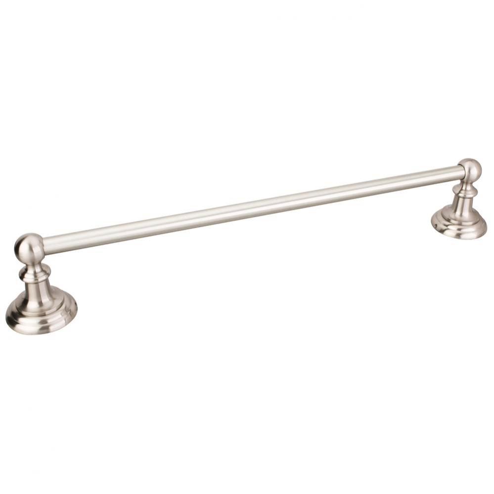 Fairview Satin Nickel 24'' Single Towel Bar - Contractor Packed