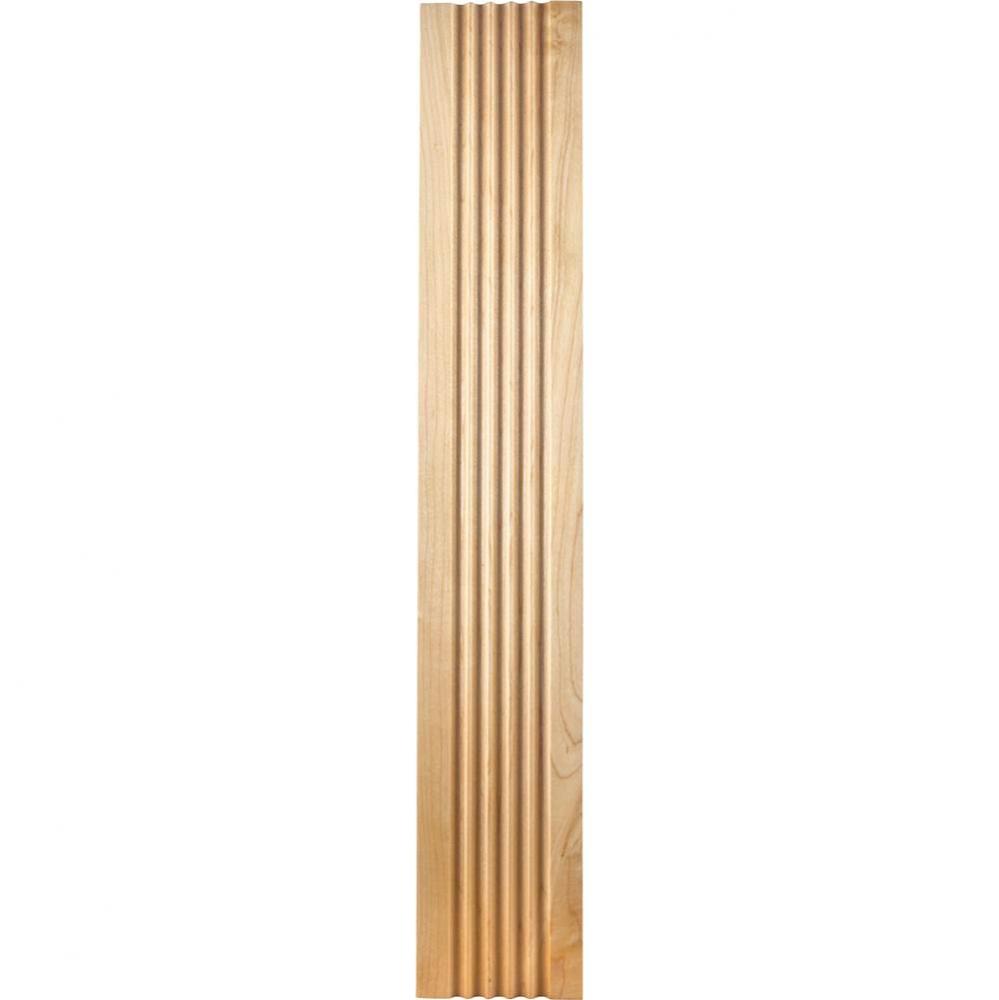 5/8'' D x 3-1/2'' H Alder Fluted Moulding