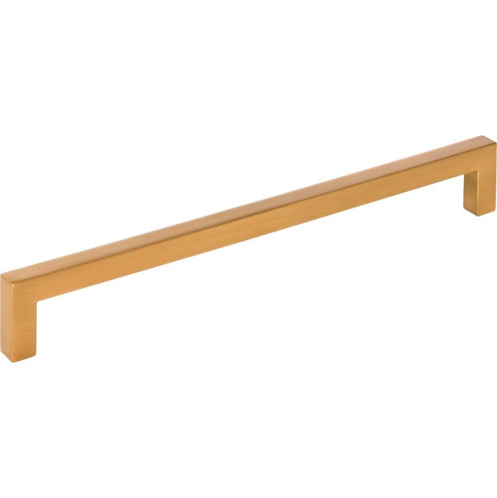 192 mm Center-to-Center Satin Bronze Square Stanton Cabinet Bar Pull