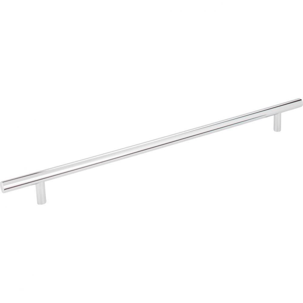 673 mm Center-to-Center Polished Chrome Naples Cabinet Bar Pull