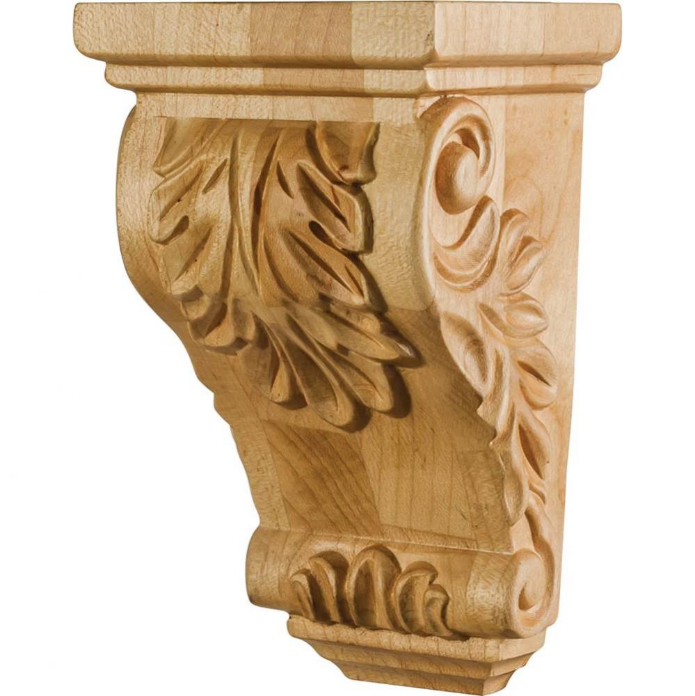 3'' W x 2-1/2'' D x 5'' H White Birch Acanthus Corbel