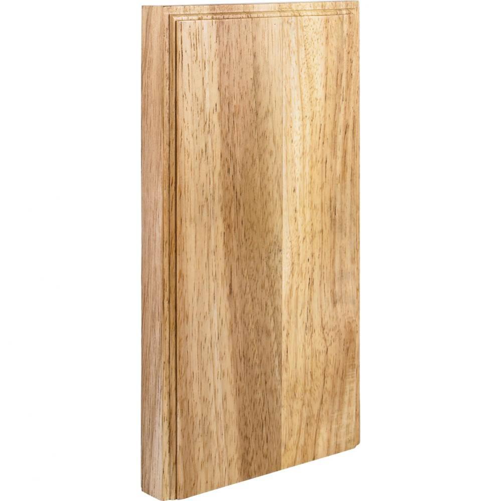 5-1/2'' W x 7/8'' D x 10'' H Rubberwood Plinth Block