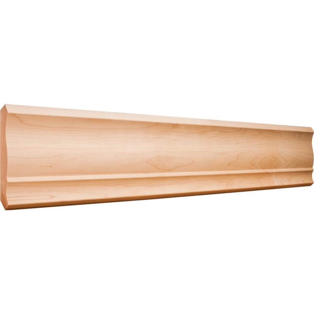 3/4'' D x 4-1/2'' H Alder Standard Crown Moulding