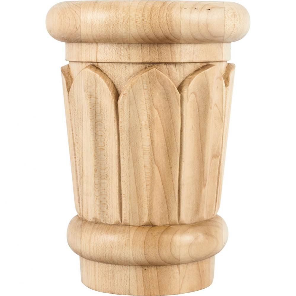 4-7/16'' W x 2-3/16'' D x 5-7/8'' H Rubberwood Reed Capital