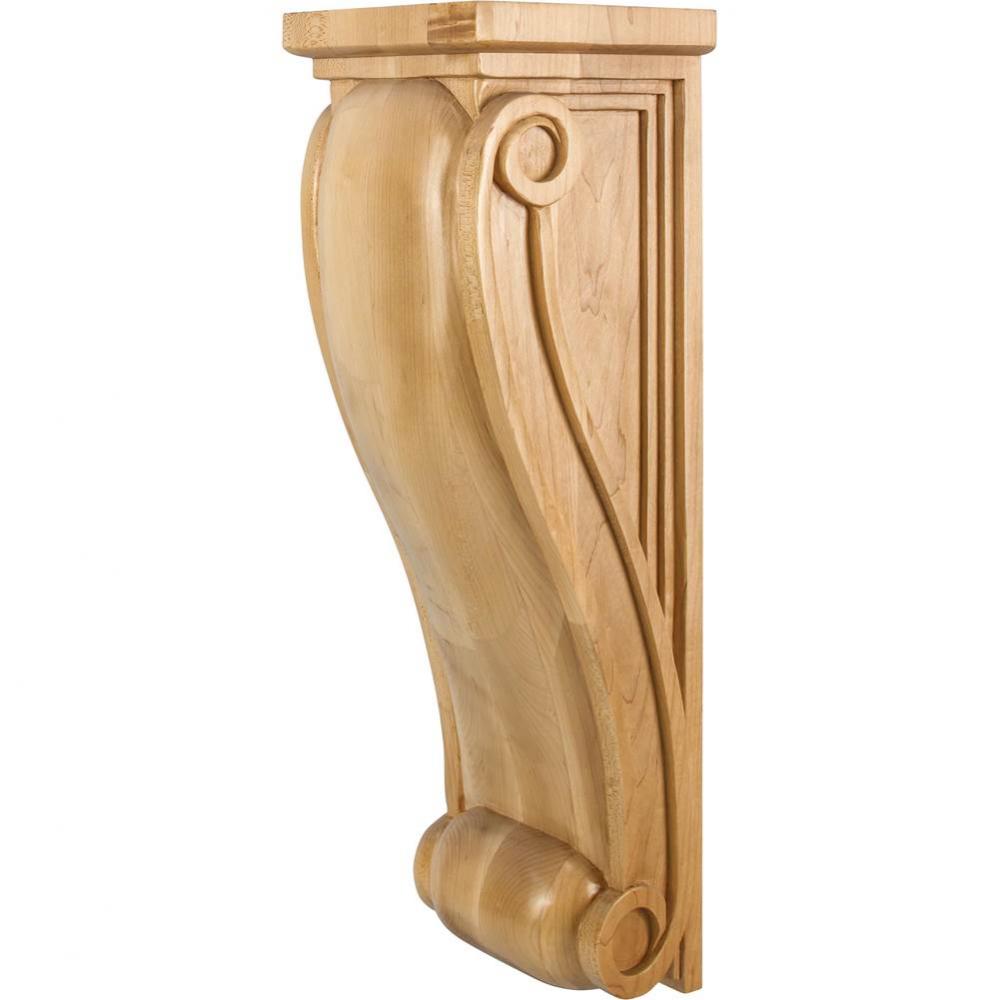 7'' W x 7'' D x 22'' H Alder Neo Gothic Corbel