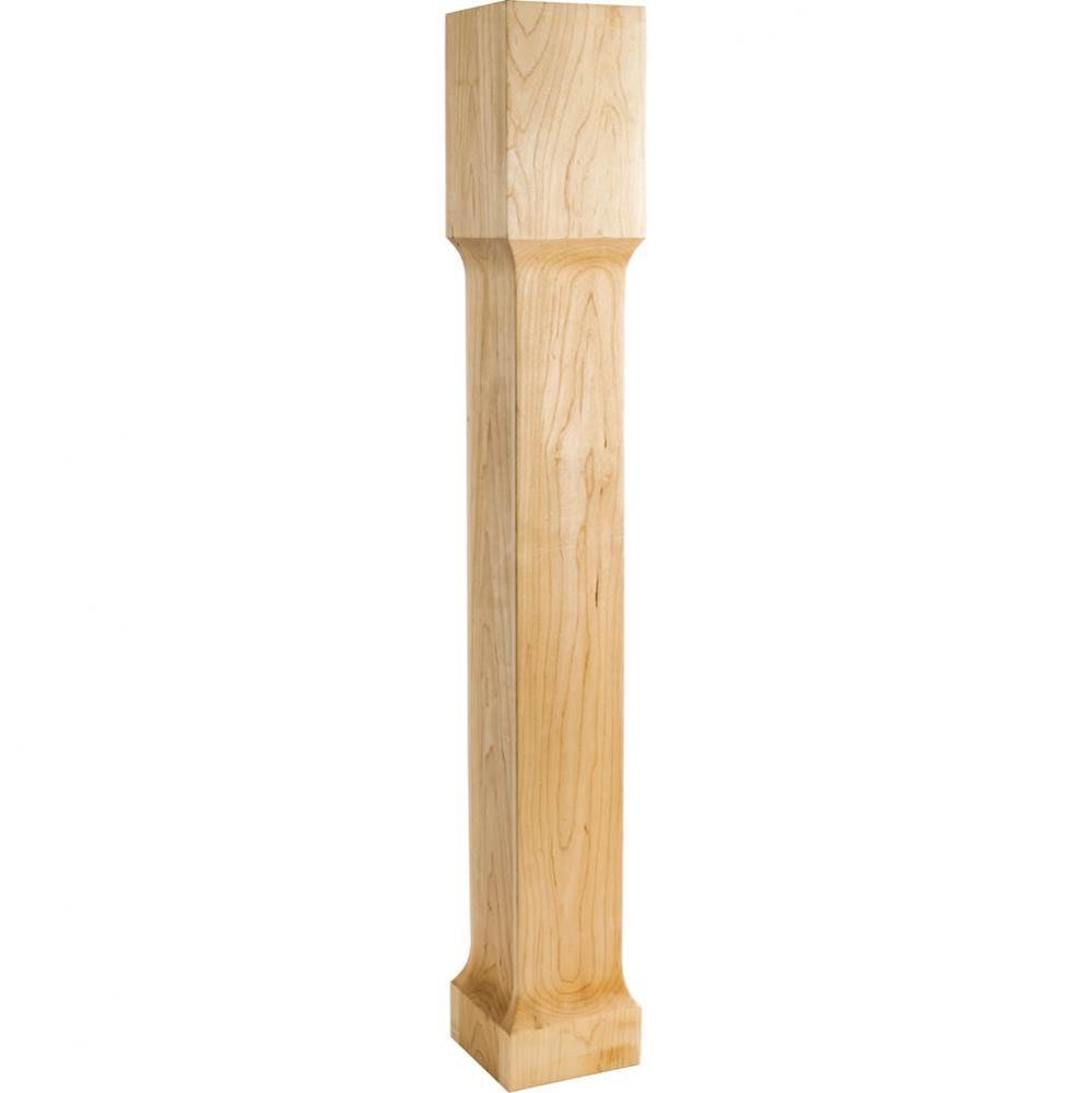 5'' W x 5'' D x 35-1/2'' H Alder Square Recessed Post