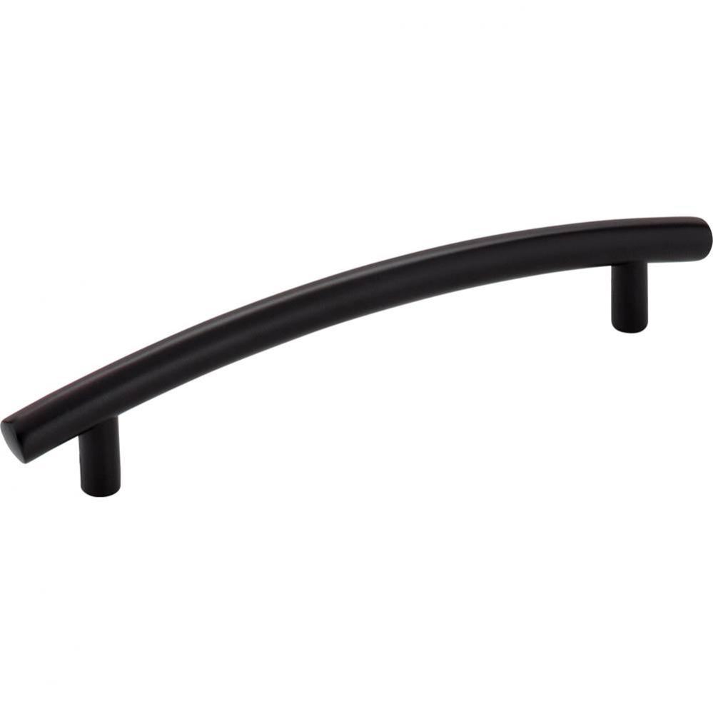 128 mm Center-to-Center Matte Black Arched Belfast Cabinet Pull