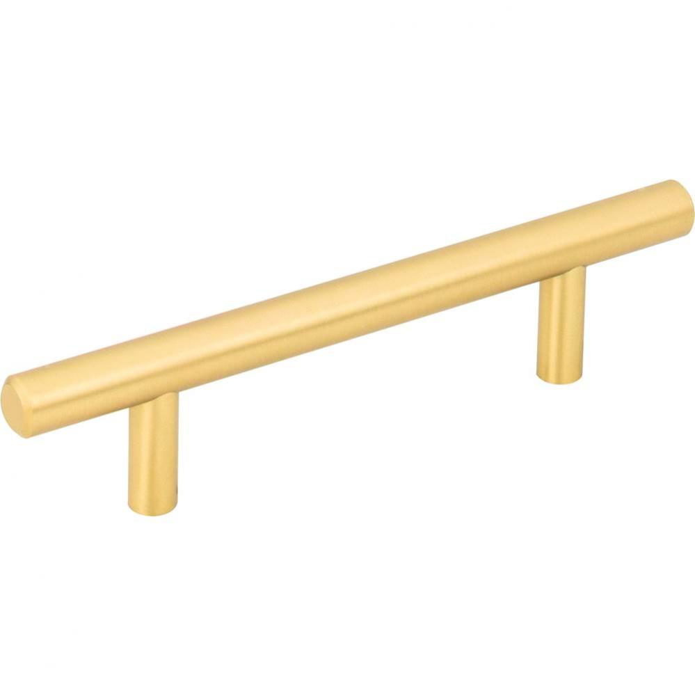 3'' Center-to-Center Brushed Gold Naples Cabinet Bar Pull