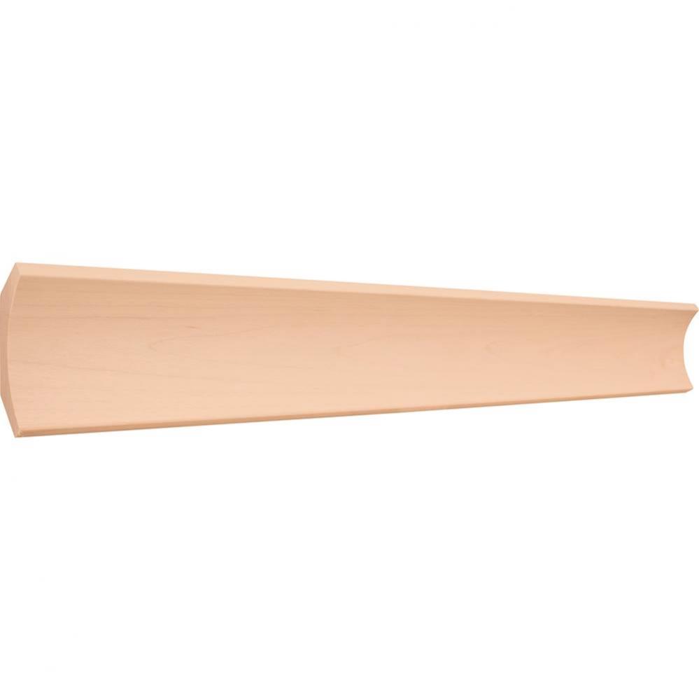 3/4'' D x 3'' H Oak Cove Crown Moulding