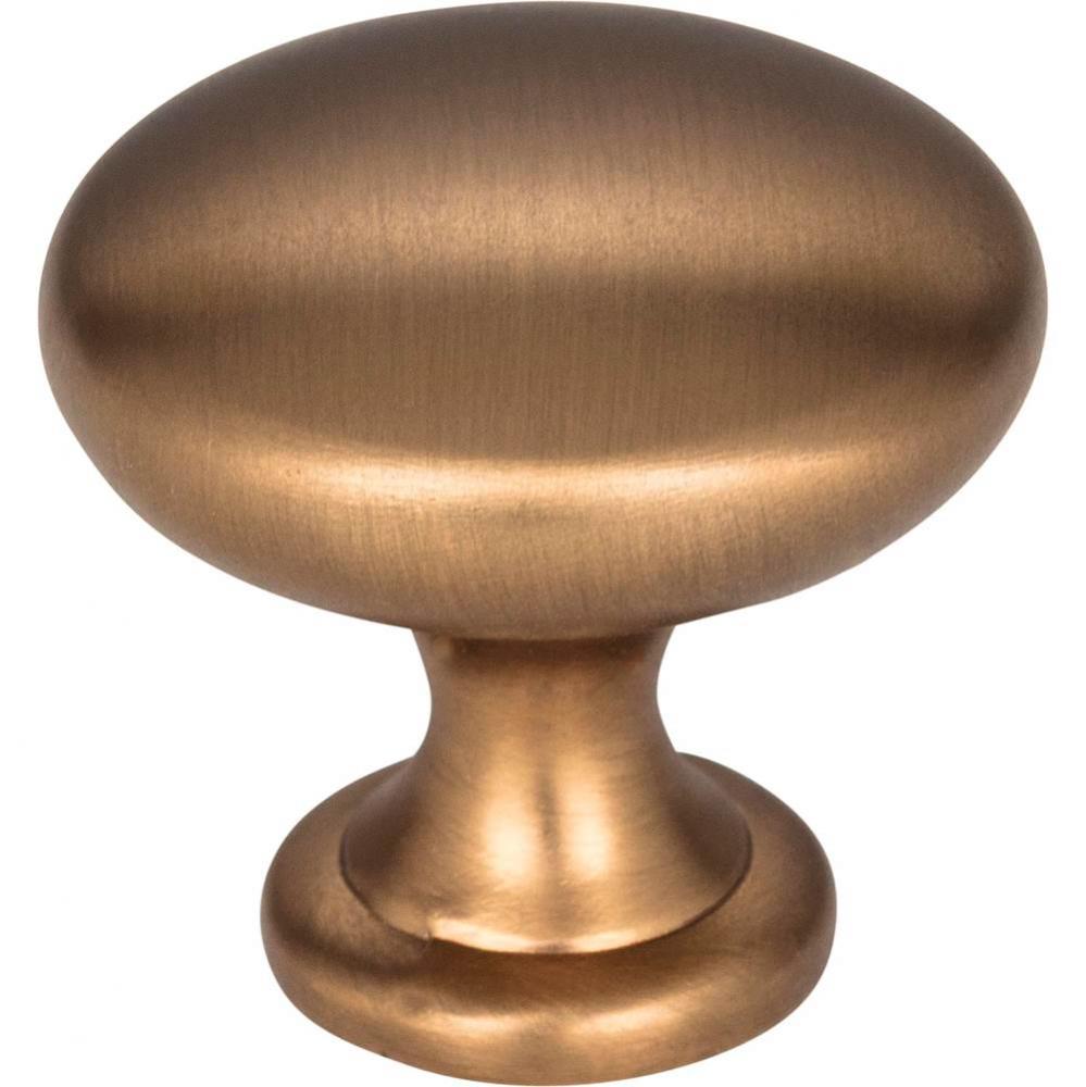 1-3/16'' Diameter Satin Bronze Madison Cabinet Mushroom Knob