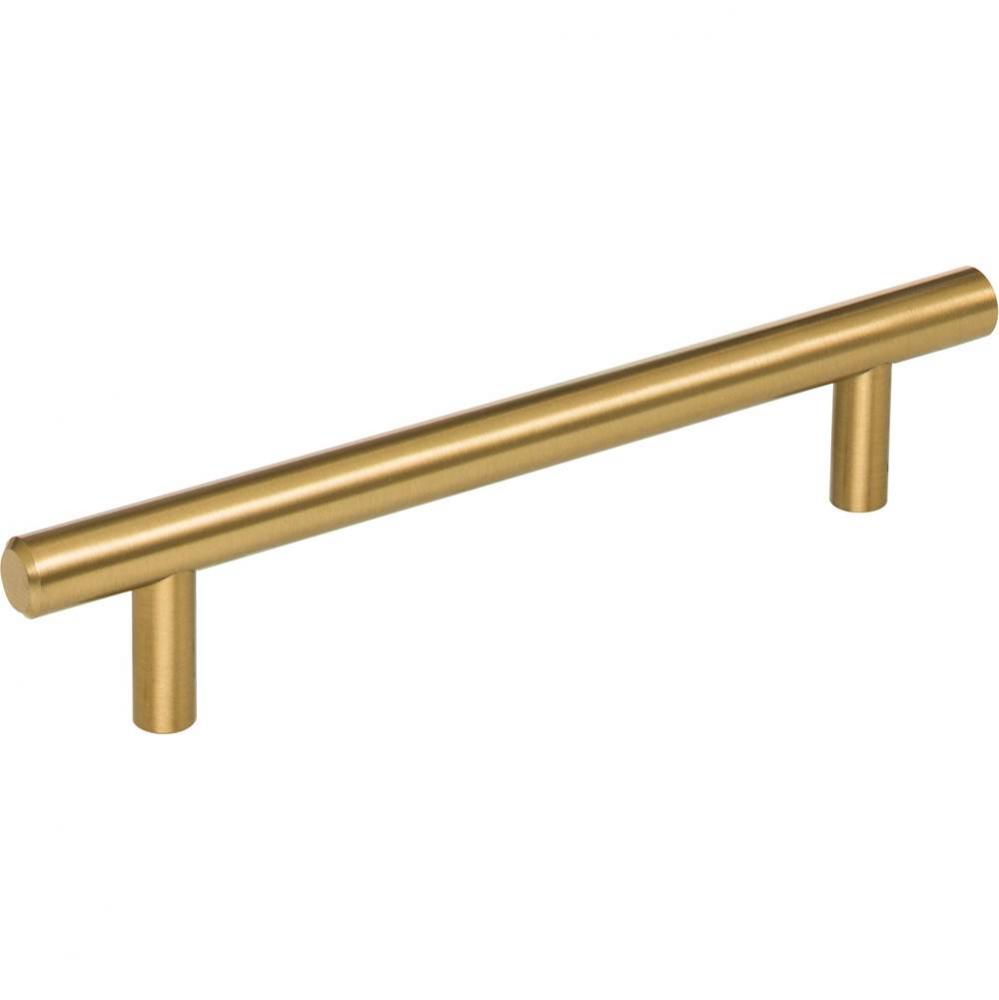 128 mm Center-to-Center Satin Bronze Naples Cabinet Bar Pull