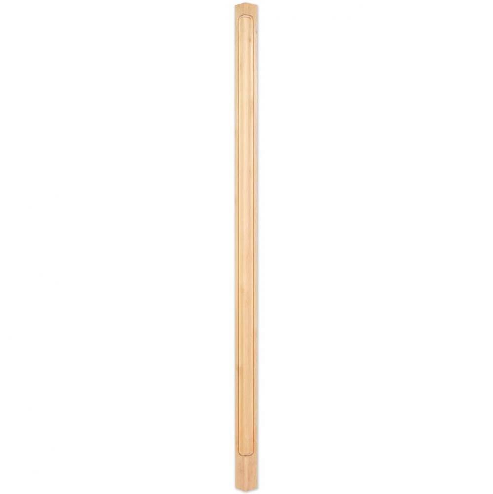 2-3/4'' W x 2-3/4'' D x 84'' H Hard Maple Beaded Corner Post