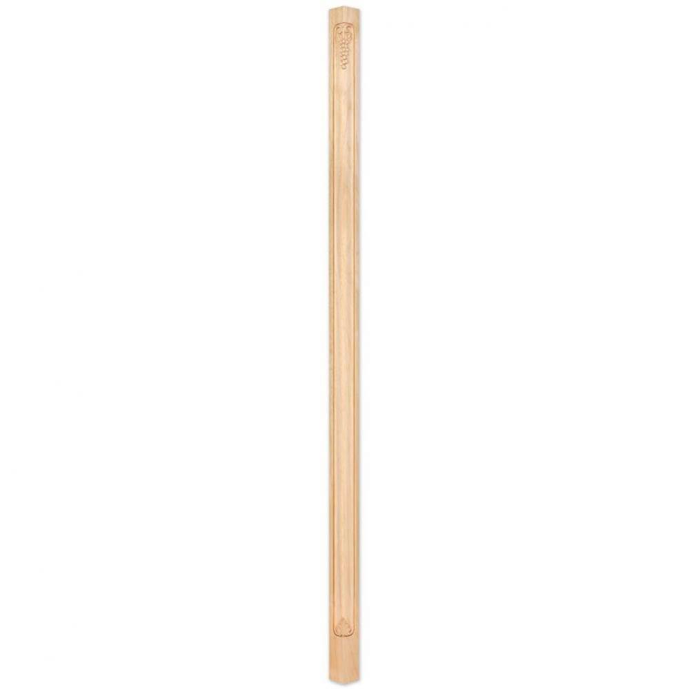 2-3/4'' W x 2-3/4'' D x 84'' H Cherry Grape Corner Post