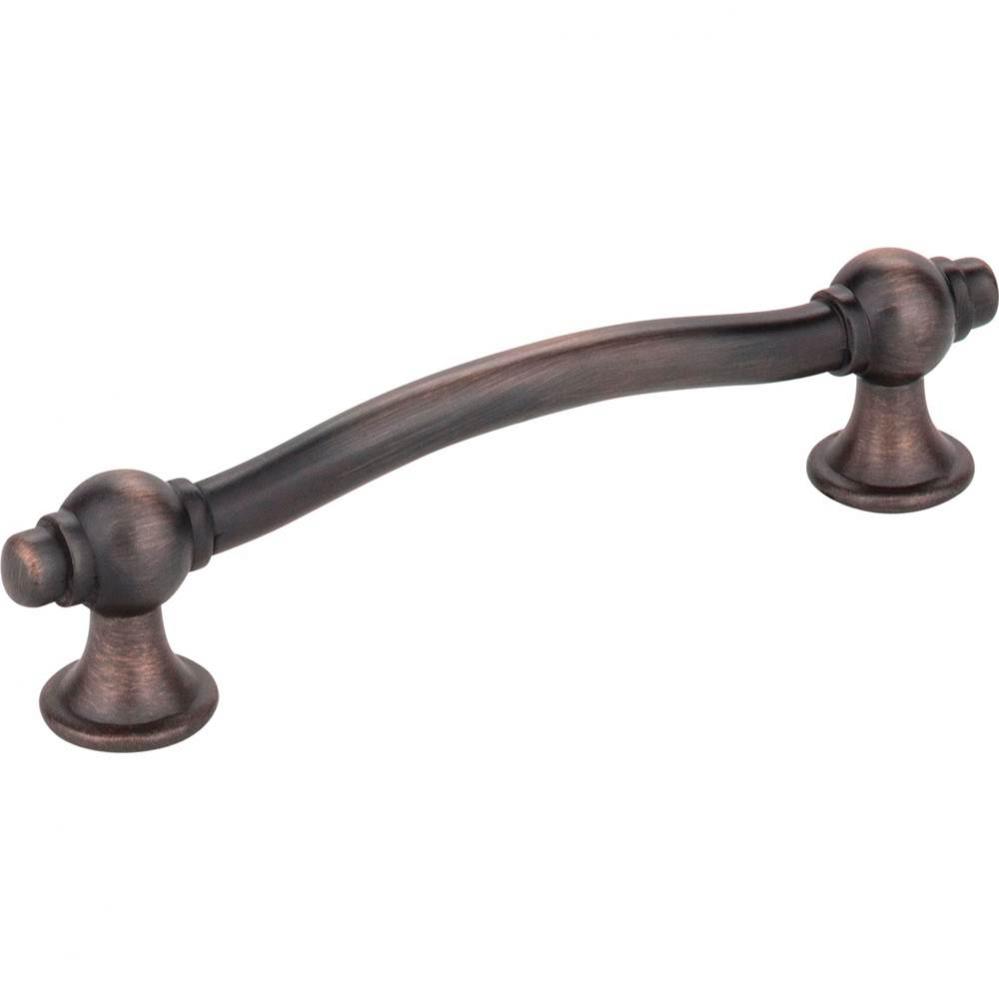 96 mm Center-to-Center Brushed Oil Rubbed Bronze Syracuse Cabinet Bar Pull