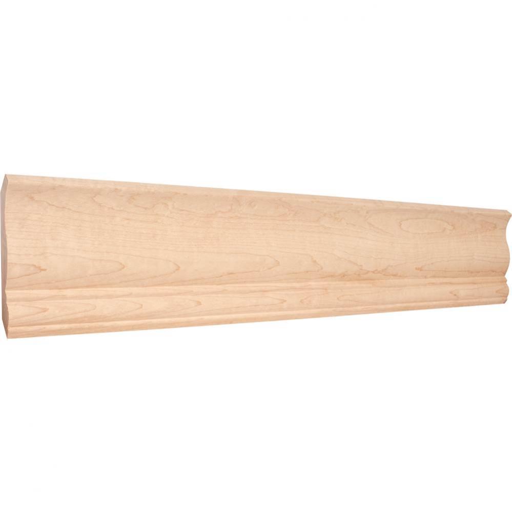 3/4'' D x 4-1/2'' H Oak Standard Crown Moulding