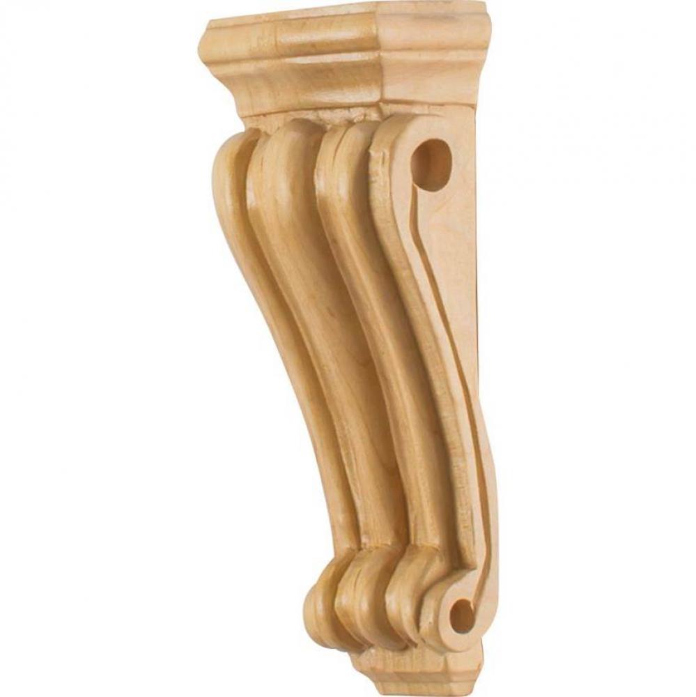 2-5/16'' W x 1-1/2'' D x 6'' H Cherry Scrolled Corbel