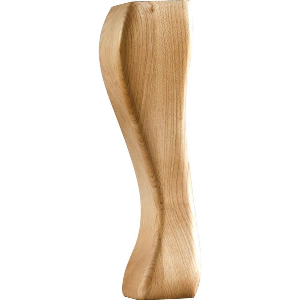 2-1/4'' W x 2-1/4'' D x 8'' H Oak Traditional Leg