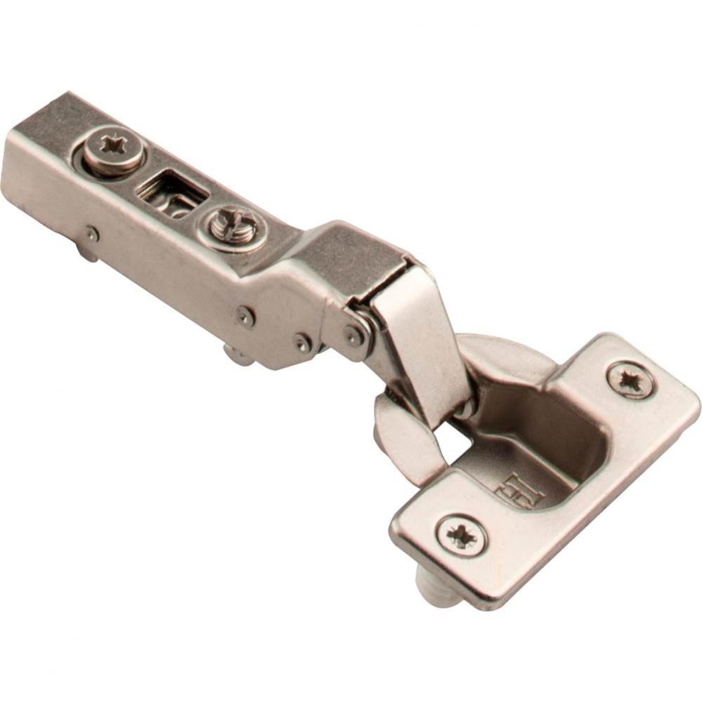 110 degree Heavy Duty Partial Overlay Cam Adjustable Self-close Hinge with Press-in 8 mm Dowels