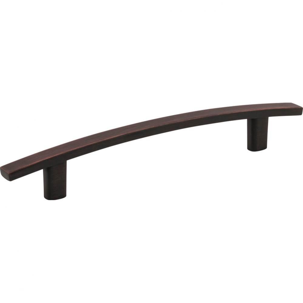 128 mm Center-to-Center Brushed Oil Rubbed Bronze Square Thatcher Cabinet Bar Pull