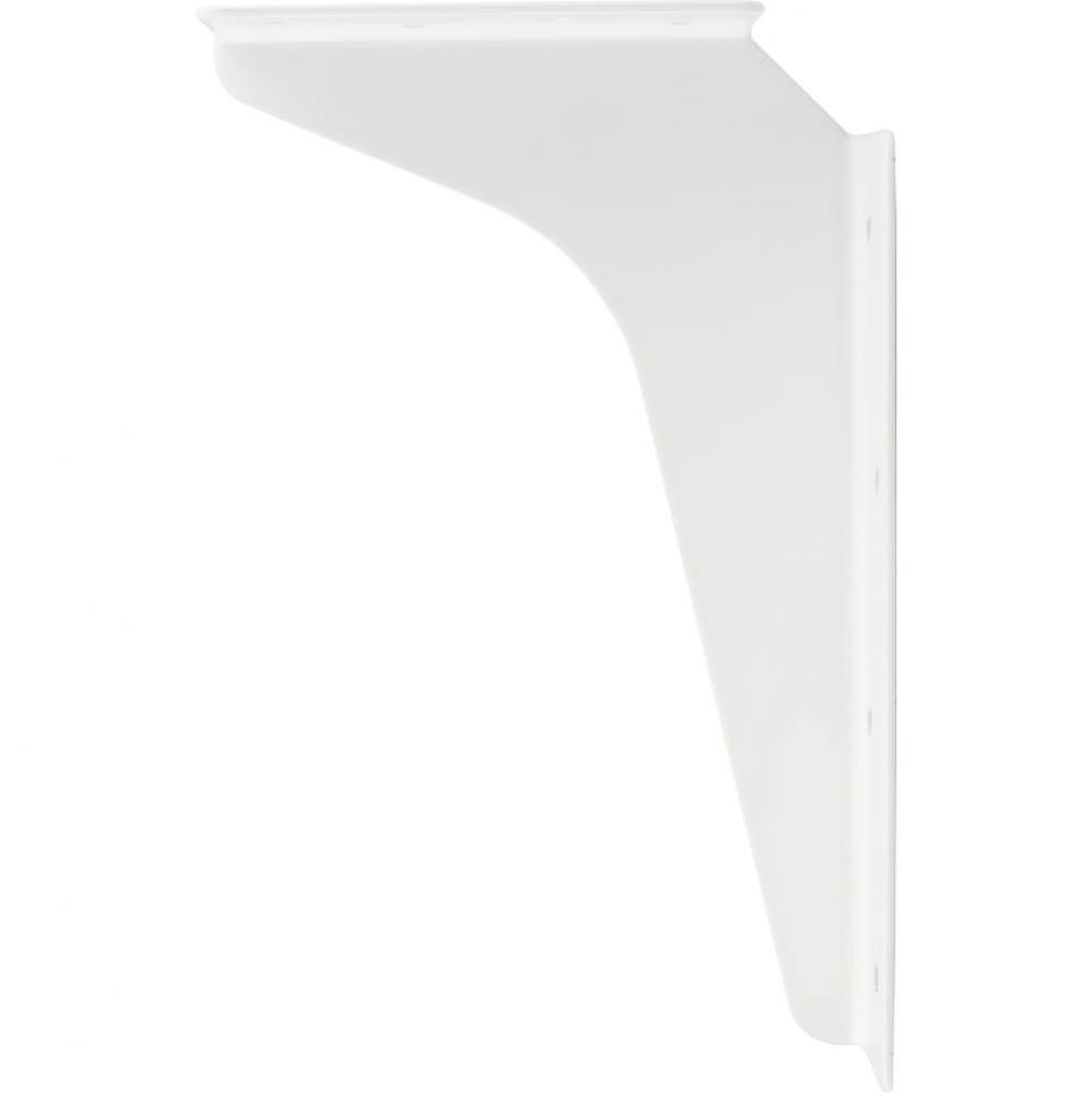 5'' x 8'' White Workstation Bracket Sold by the Pair