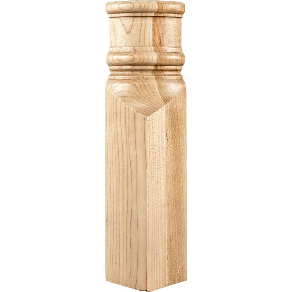 2-7/8'' W x 1-7/8'' D x 9-7/8'' H Oak Spool and Transition Block