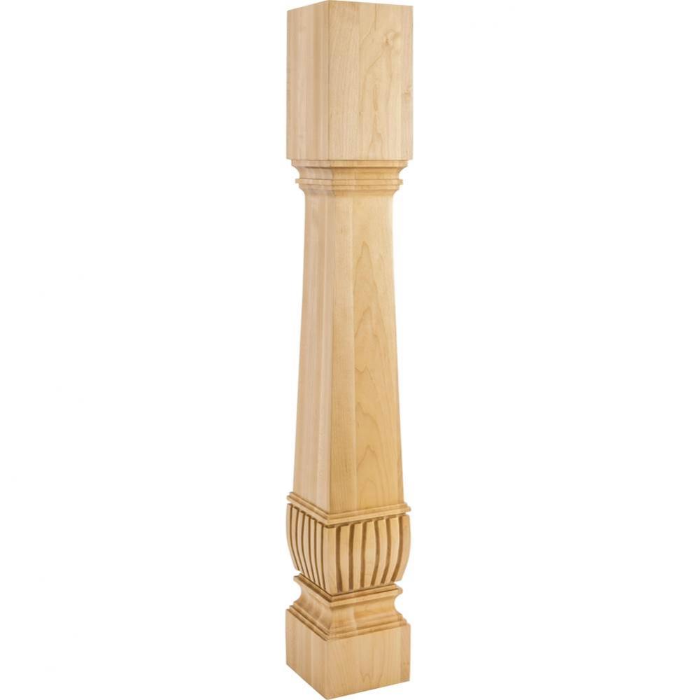 5'' W x 5'' D x 35-1/2'' H Rubberwood Arts and Crafts Post