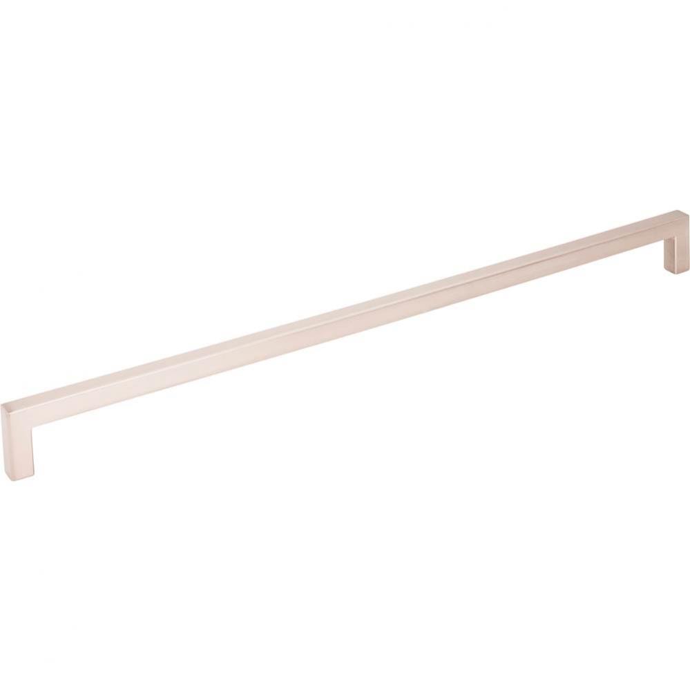 320 mm Center-to-Center Satin Nickel Square Stanton Cabinet Bar Pull