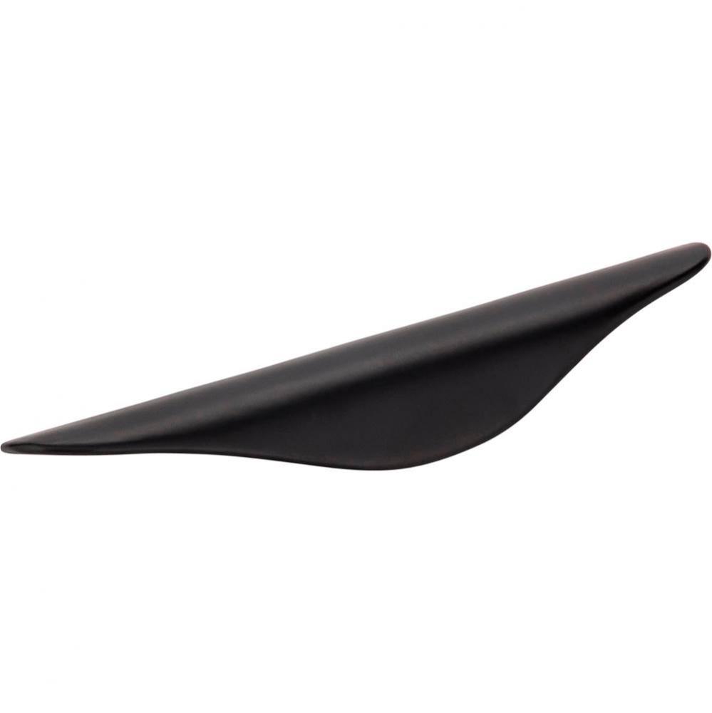 3'' Center-to-Center Matte Black Verona Cabinet Cup Pull