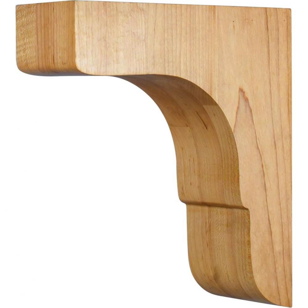 3'' W x 8'' D x 9'' H Maple Minimalist Corbel