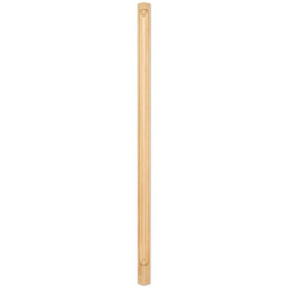 2-3/4'' W x 2-3/4'' D x 84'' H Alder Acanthus Corner Post