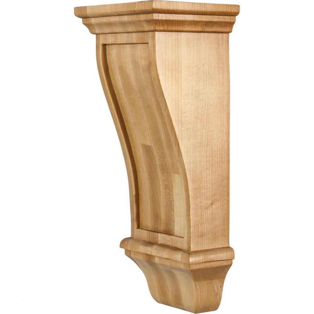 6'' W x 5'' D x 14'' H Cherry Renaissance Corbel