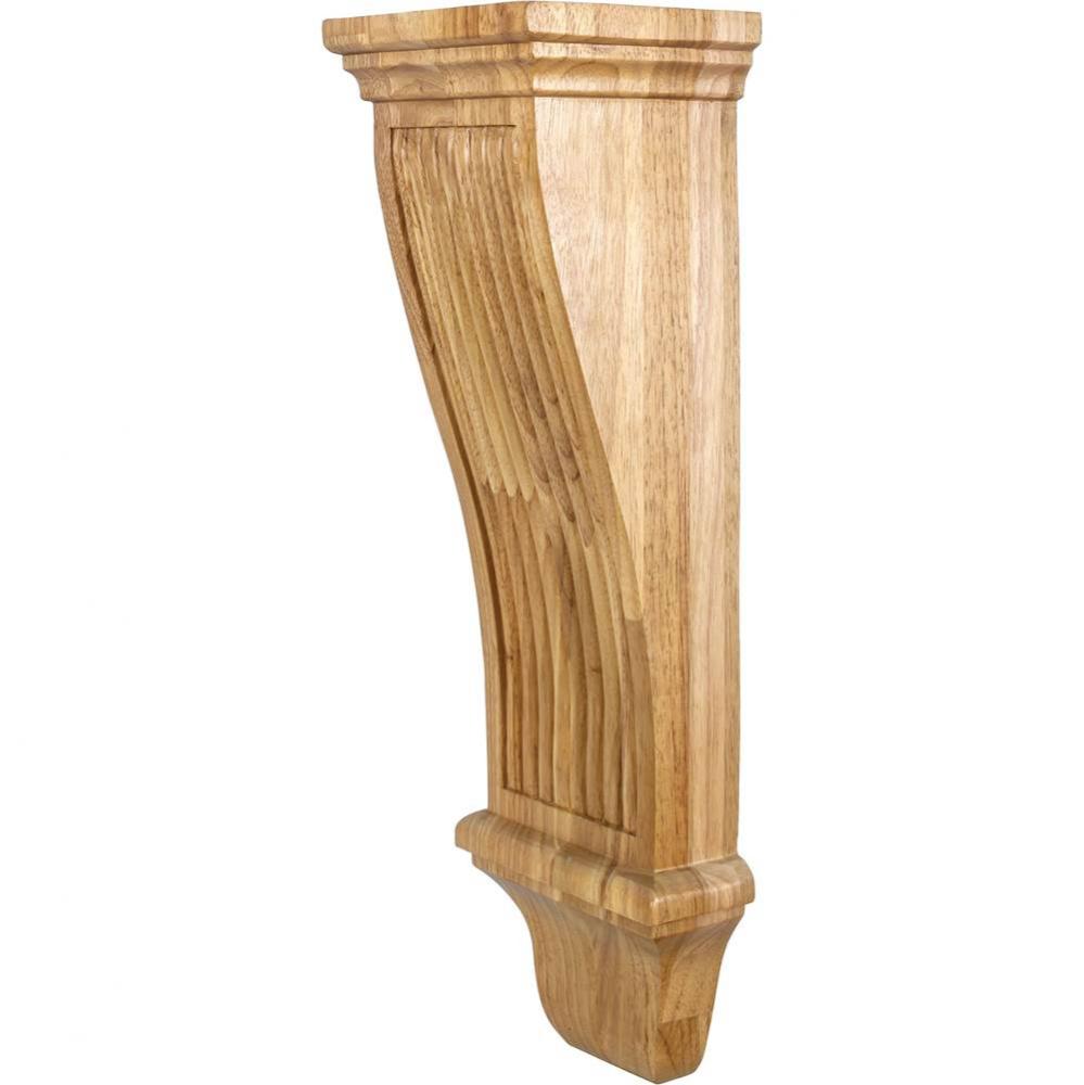 7'' W x 6'' D x 22'' H Alder Renaissance Reed Corbel