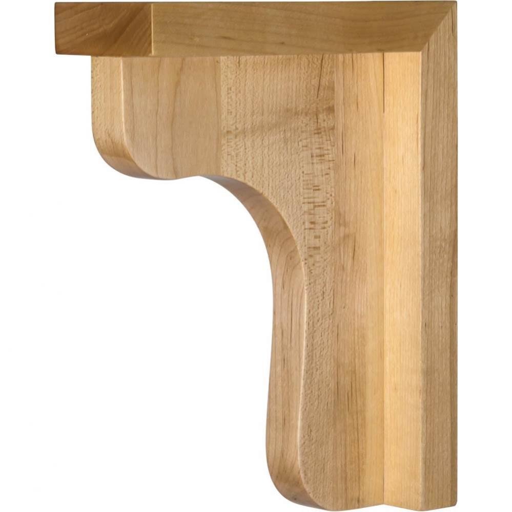 2-1/2'' W x 6'' D x 6'' H Rubberwood Bar Corbel