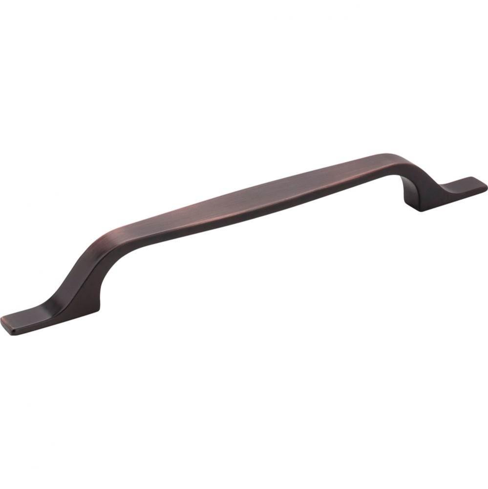 160 mm Center-to-Center Brushed Oil Rubbed Bronze Square Cosgrove Cabinet Pull