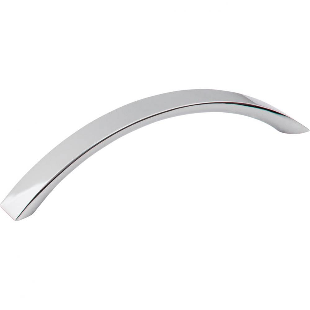 128 mm Center-to-Center Polished Chrome Arched Belfast Cabinet Pull