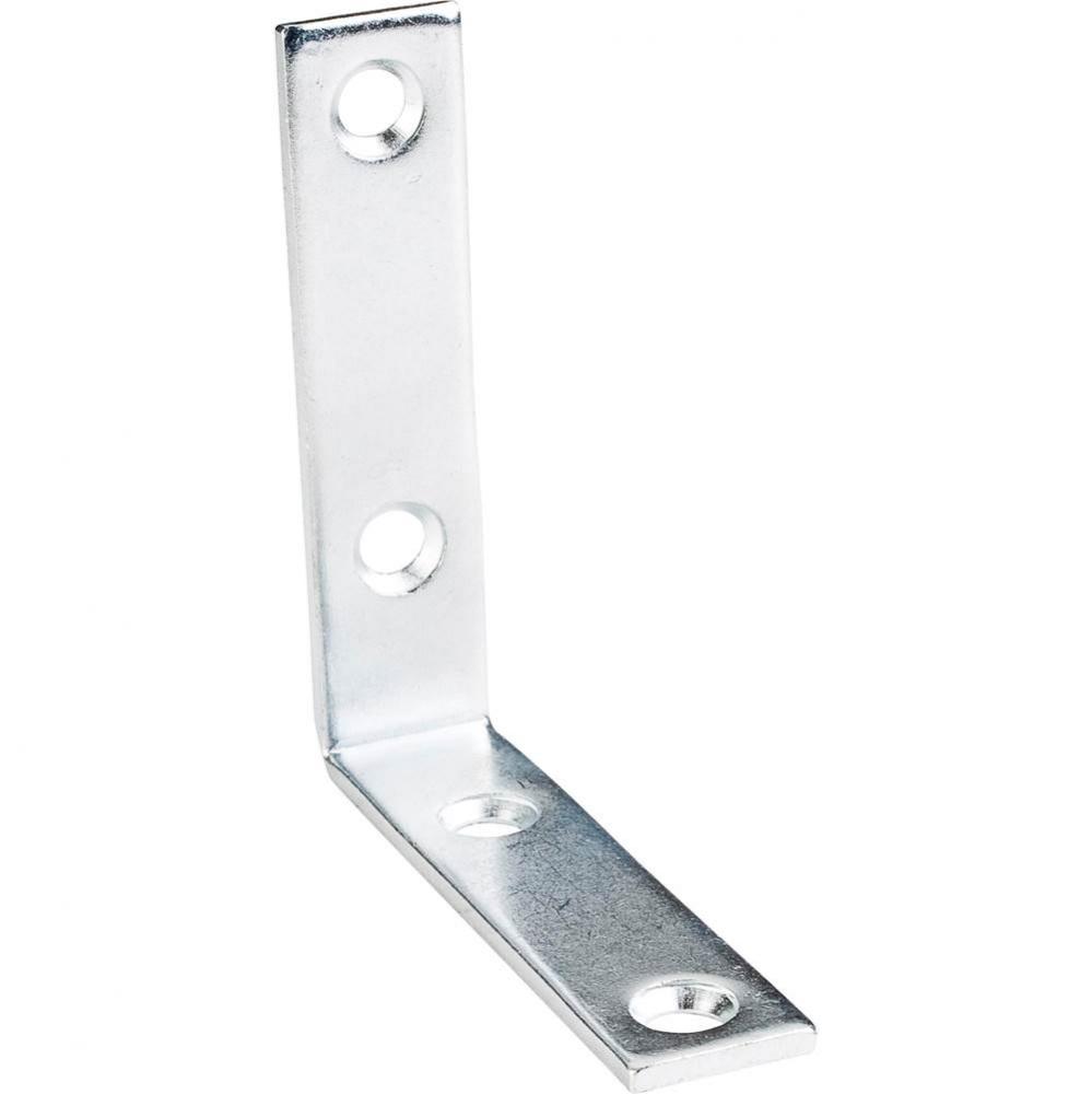 2-1/2'' x 2-1/2'' Zinc Plated Steel Corner Brace